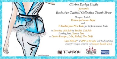 Exclusive Designer Trunk Show @ The Citrine